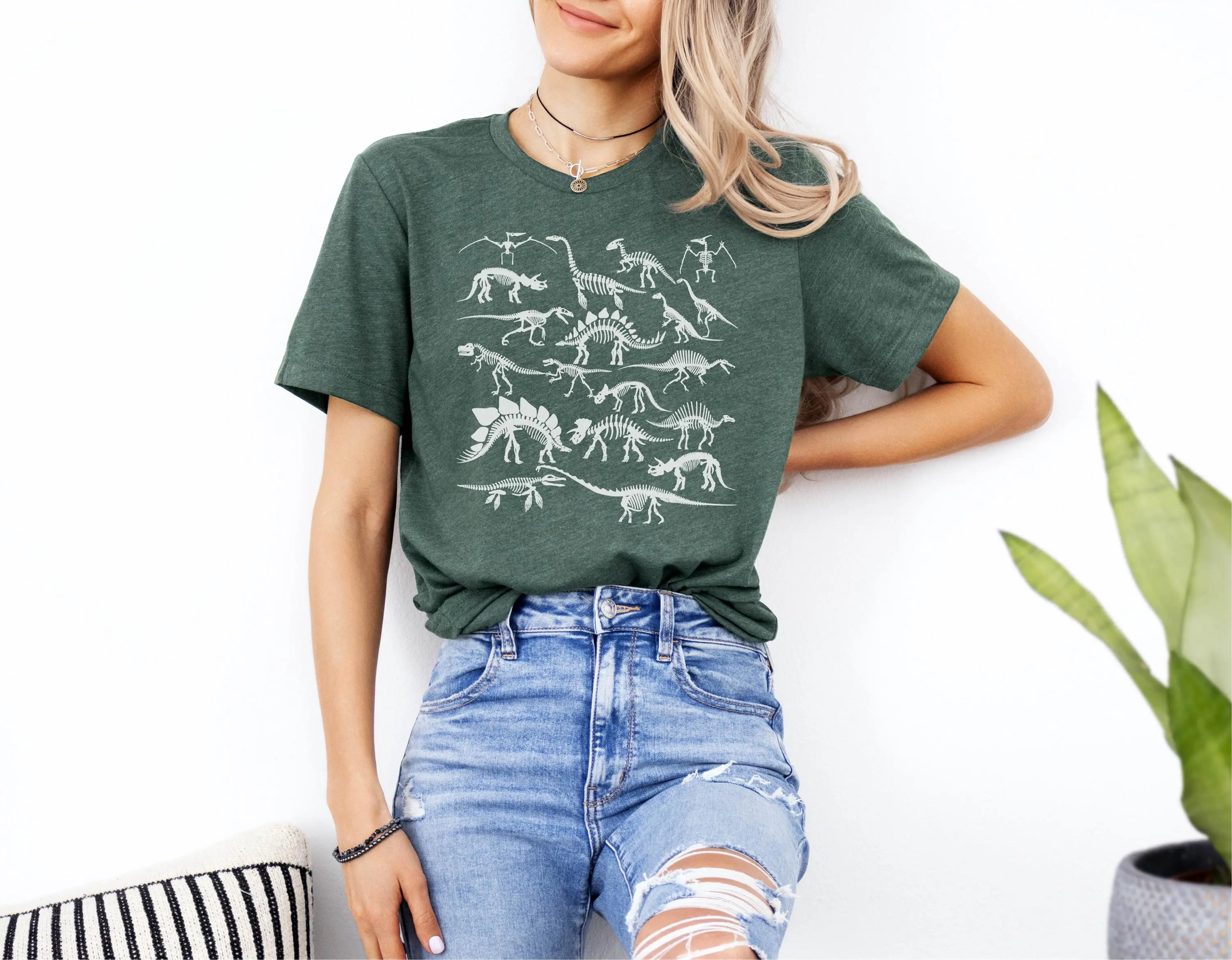 Dinosaur Skeleton Shirt Dinosaur Skeleton Vintage Dinosaur Kinds Shirt Dino Shirt Gift For Her Gift For Him Dino Nerd Dinosaur Gifts