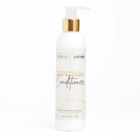 Replenish Conditioner - Hydrating & Moisturizing with Shea Butter, Avocado Oil & Honey - For All Hair Types (8 FL Oz)