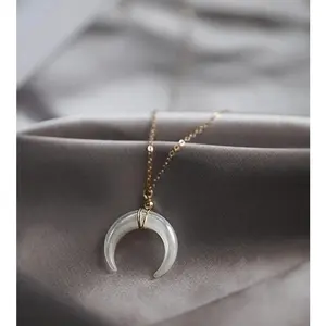 Lunar Elegance Mother of Pearl Necklace