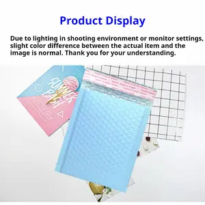 20pcs Light Blue Thick Poly Bubble Mailers Envelopes, Durable Shipping Protection, Ideal Packing and Mailing Supplies
