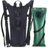 Unisex Tactical Hydration Backpack with 3L Reservoir, 21oz Capacity, Adjustable Shoulder Straps, Slim 2.8in Depth Packs Light, Quick Access, Phone Pocket, 16.9x7.1x2.8 Inches - Compact Cycling Hiking Gear, fathersdaygift