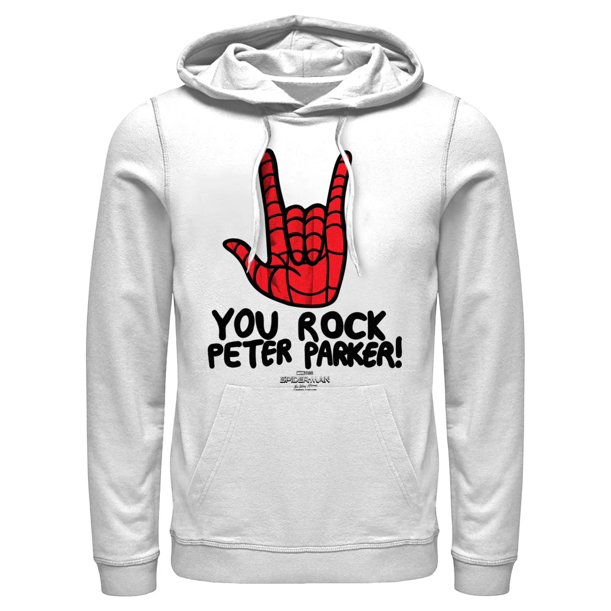 Men's Marvel Spider-Man: No Way Home You Rock Peter Parker Pull Over Hoodie