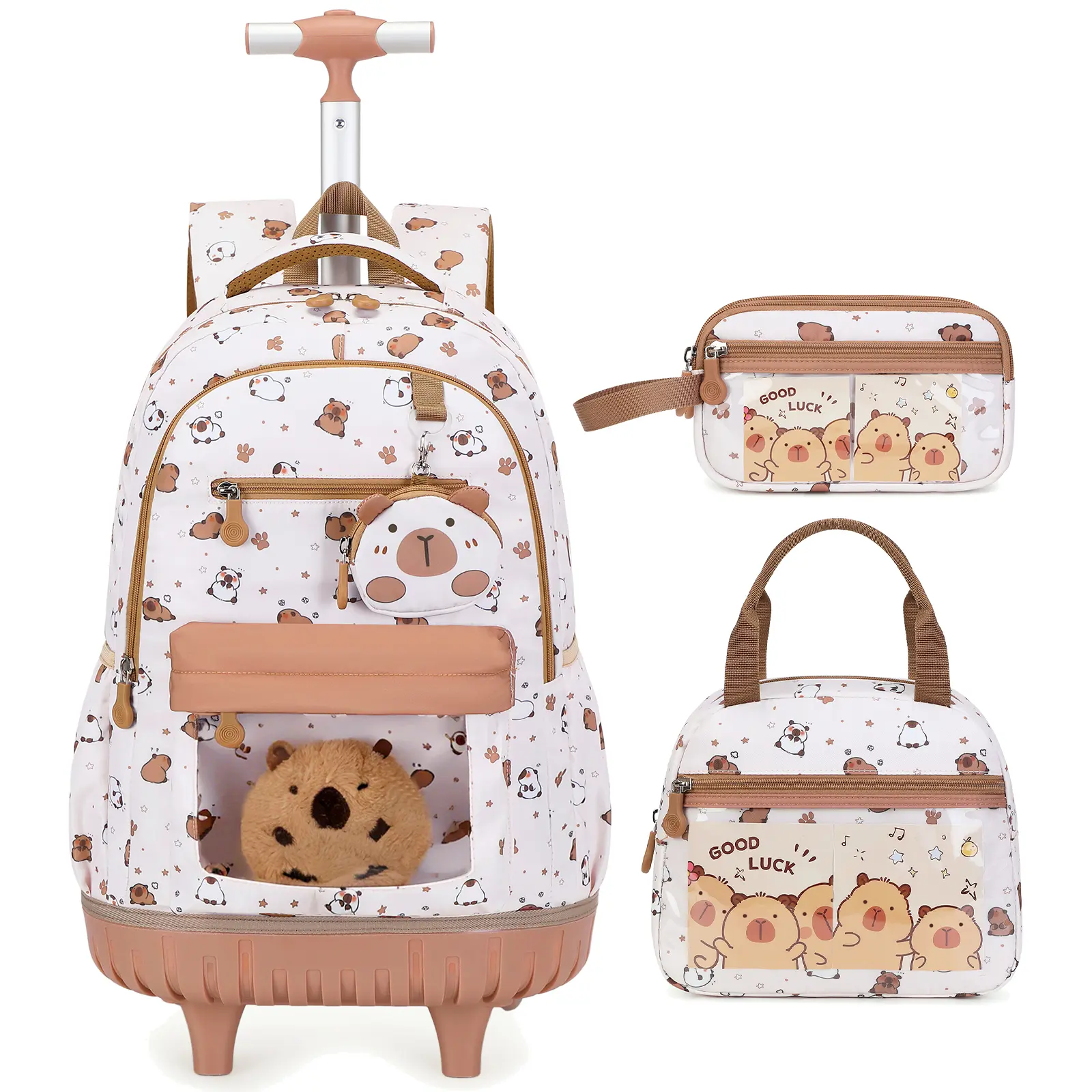 [New] SIMILOVE Backpack Set - 3PCS Backpack Set for Girls/Boys with Lunch Bag and Pencil Case, School Bookbag for Elementary Middle High School Students, Back to School Supplies