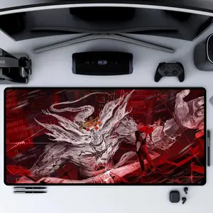 Sukuna vs Mahoraga JJK Desk Mat, Jujutsu Kaisen Dark Anime Mouse Pad, Keyboard Mat, Sukuna Jujutsu Kaisen Desk Mat For Office, Gift For Gamer
