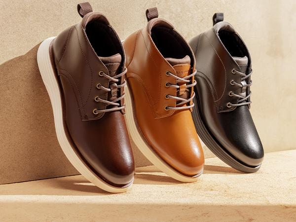 Bruno Marc Men's Casual Chukka Boots Mid Top Dress Boot