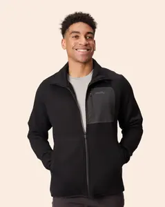 Merino Fleece Zip Crew