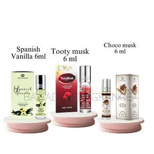 Spanish vanilla | choco musk | Tooty musk | bundle set 6 ml each by Al Rehab