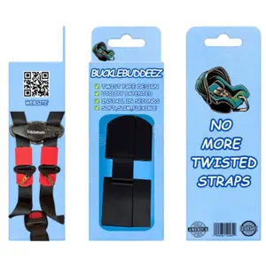 BuckleBuddeez Car Seat Strap Aligner Infant - Twist-Free Design, Durable Silicone, Universal Fit, Easy Maintenance, Dishwasher Safe, Patented Solution