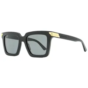 Bottega Veneta Square Sunglasses BV1005S 001 Black/Gold 53mm 1005