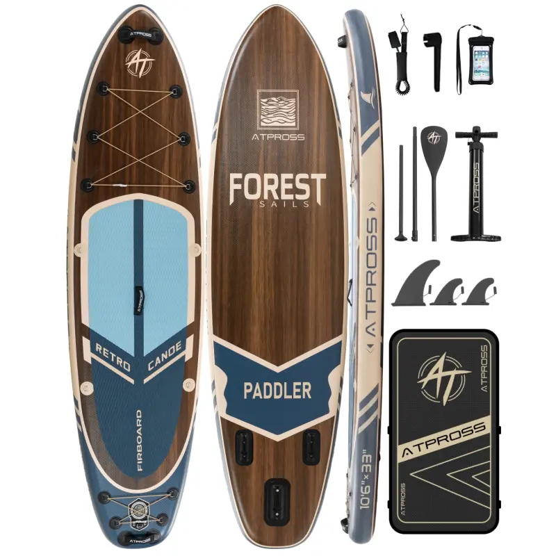 [DealsForYouDays] 10’6''x33'' Inflable Stand-Up Paddle Board, 400lbs Capacity Extra-Wide Sup, Anti-Sloto Eno Deck, Premiumy Daddle Dordroo Kit, Staino Waterato for Yio, Ducking, Inflatable Paddle Board, Paddle Board Accessories