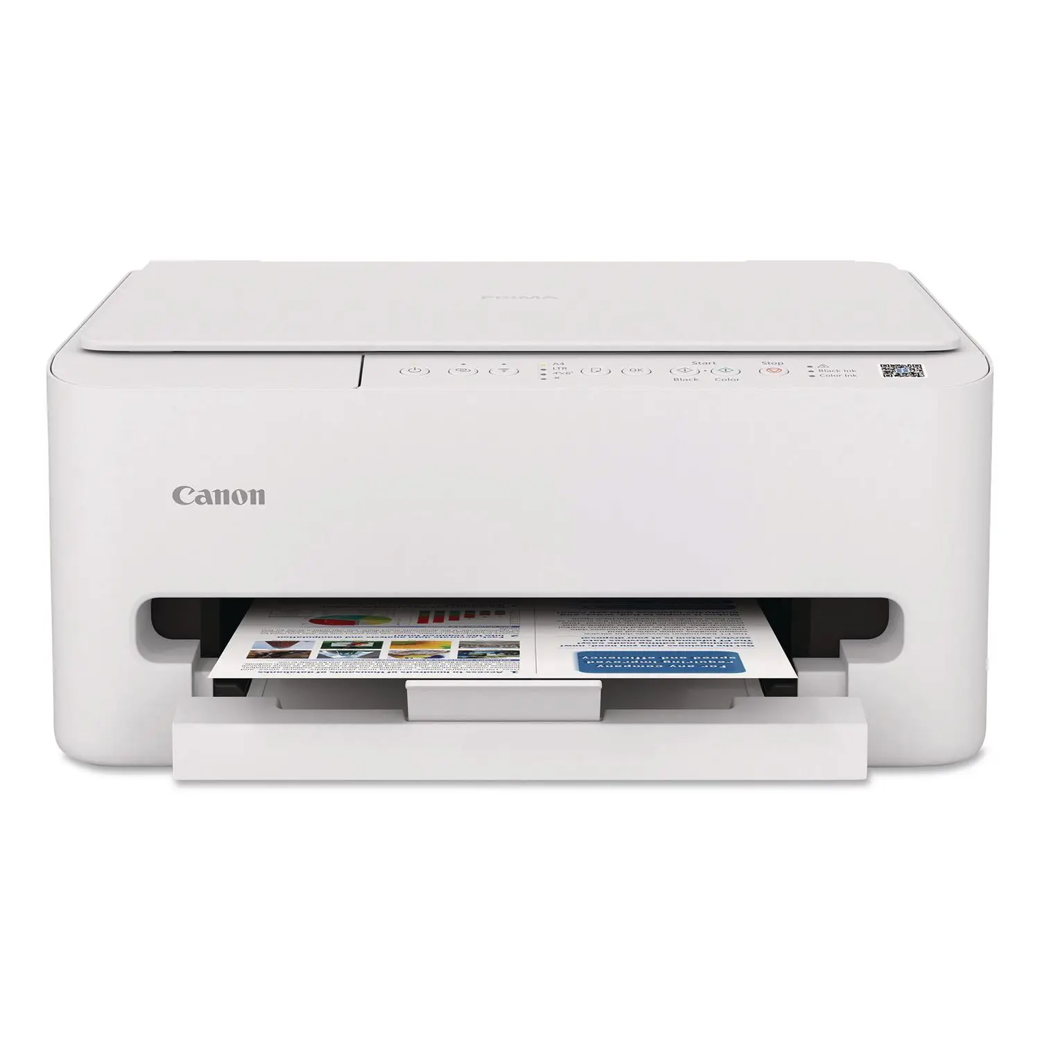 Canon PIXMA TS4320 Wireless Color Inkjet Printer for Duplex Printing, White ? Cost Efficient Home Printer with Copier/Scanner