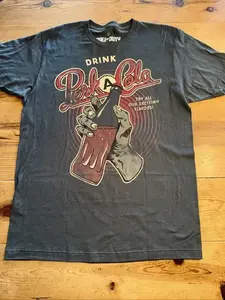 Call of Duty drink Perk A Cola Grey Graphic T-shirt Unisex LARGE BoxLunch New