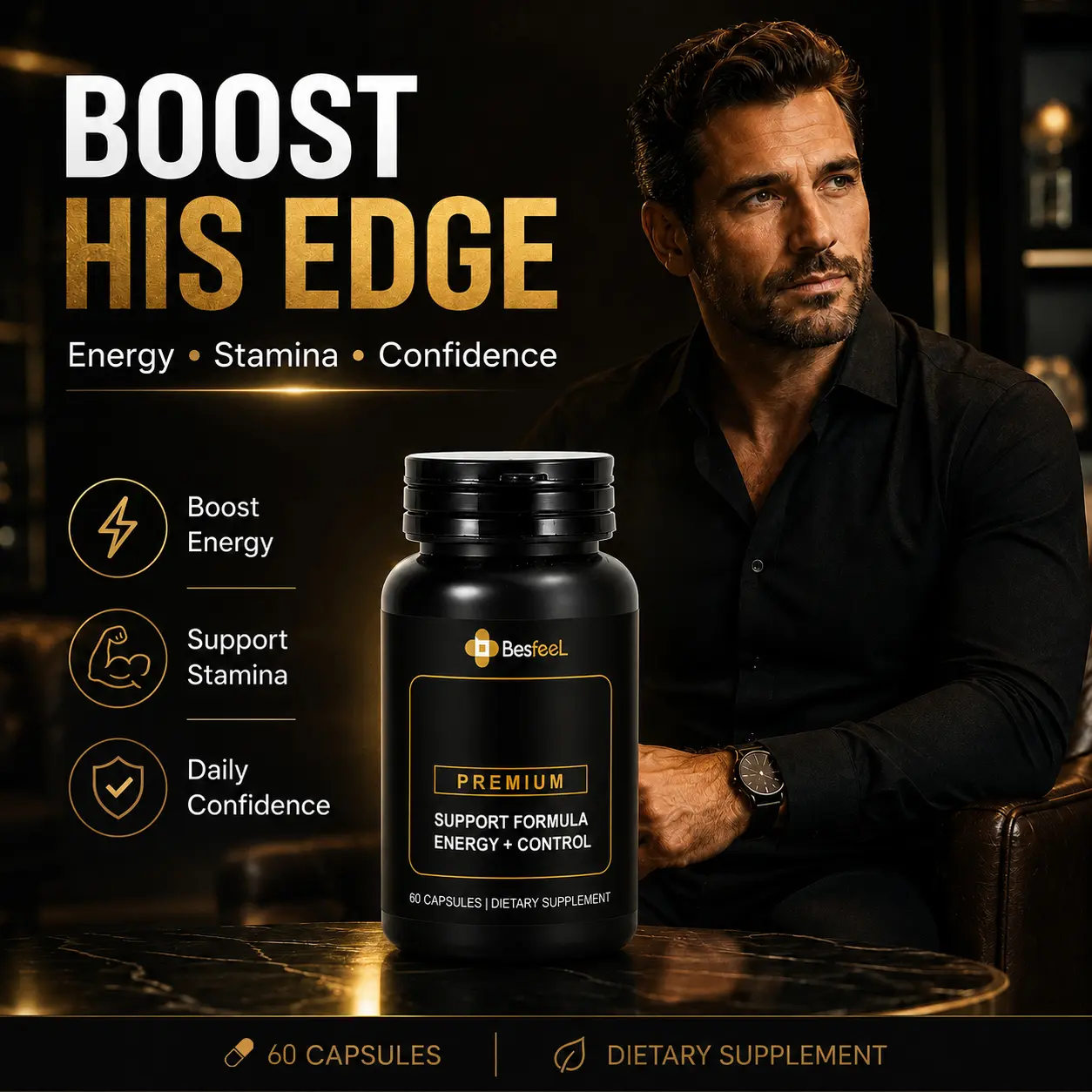 Premium Vitamin Supplement Support All-Day Physical Vitality