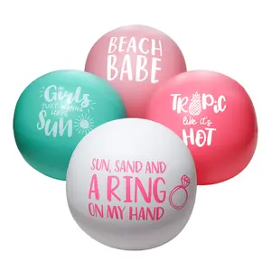Bachelorette Beach Balls I Bachelorette Pool Floats {Set of 7}