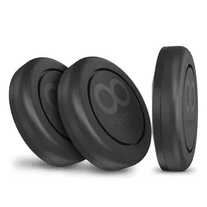 Maxboost Magnetic Phone Car Mount (3-Pack) Flat Stick-on Dashboard Holder, Black, Compatible Most Smartphone and GPS