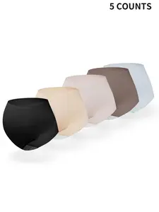 Maternity Solid Color High Waist Maternity Panty, Breathable Comfortable Maternity Underwear for Pregnancy & Postpartum, Maternity Underwear for All Seasons, Soft Breathable Underwear