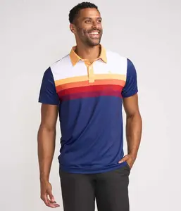 Men's Slice of Sunset Golf Polo Men's Slice of Sunset Golf Polo