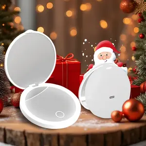 【Christmas Gift】Vanity Mirror with Lights, LED Makeup Mirror with Dimmable 3 Color Modes, Touch Screen Control Vanity Based Mirror Mirror Circular White