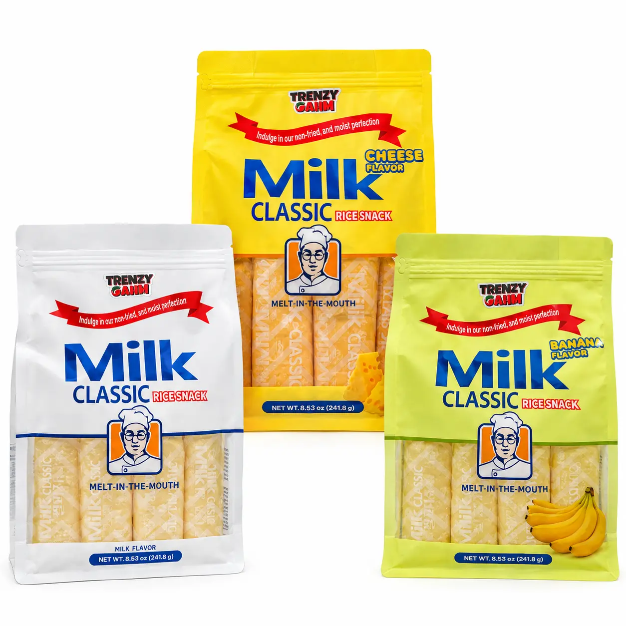 TRENZY GAHM MILK CLASSIC RICE SNACKS