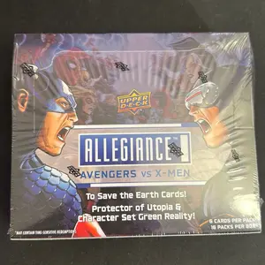 2023 Upper Deck Marvel Allegiance: Avengers VS X-Men Hobby Trading Card Box