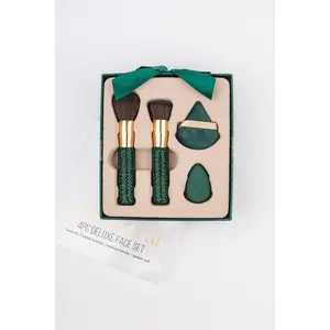 Emerald Glitz & Glam |4pc Deluxe Face Set | GG18755
