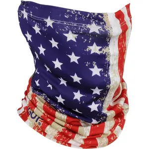 Sports UPF 50+ Fishing Neck Gaiter - UV Face Mask Sun Protection for Men & Women - Camo SPF Face Cover Gator