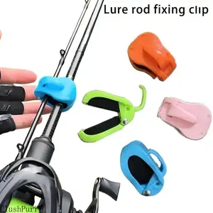 2PCS Fishing Rod Clip Holder, Quick Attach Rod Organizer for Freshwater Fishing, Tool-Free One-Hand Secure Grip for 2-Piece Rods, Portable Tackle Storage Accessory for Boat, Kayak, Travel Fishing Gear tiktokshopspringglowup,summervibes outdoorfun