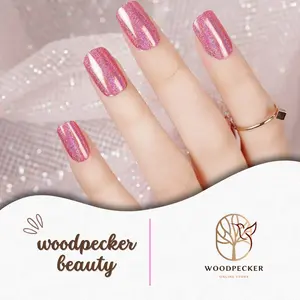 Nail Gel Sticker: long lasting, Waterproof, Sparkle and Shine nail sticker. bridesmaid gift, easy remove, uvlamp,  gift, big day.beauty treatment