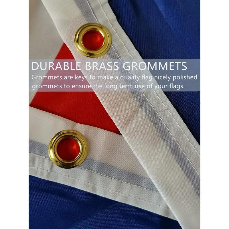 Mexico Single-Sided Flag 3x5 Foot- Mexican National Flags Indoor/Outdoor Quality Polyester with Vivid Color Brass Grommets Decorations