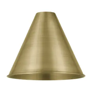 Ballston Metal Shade Antique Brass Steel