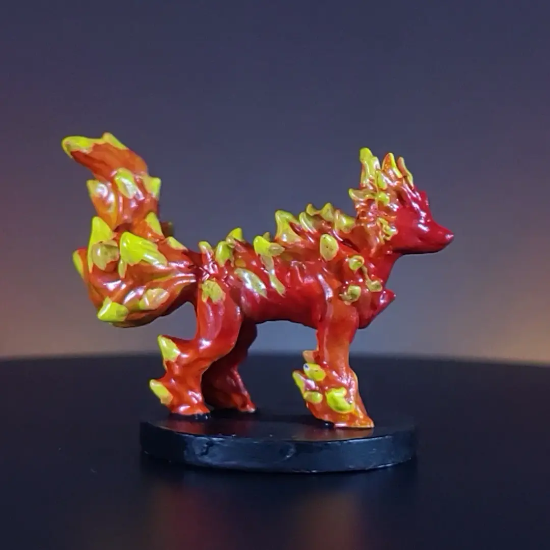 Storytellers Haven Fire Fox Emberpaw– Hand-Painted Resin RPG Miniature (25mm Base)