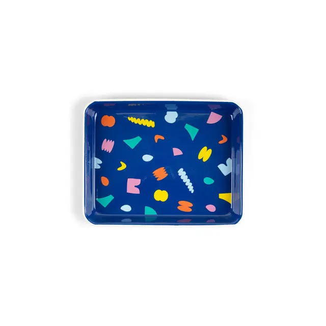 Poketo x CCH Elements Small Rectangular Tray - Beige Rim