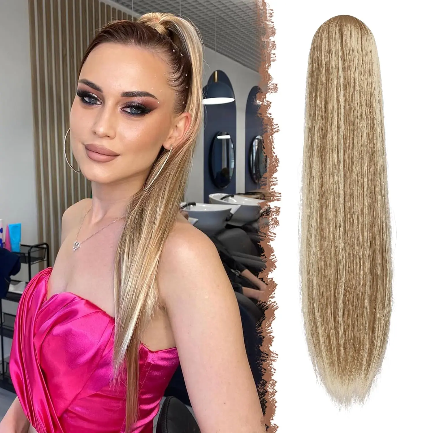 Mixed Blonde-Drawstring