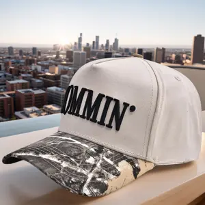 Mommin Trucker Hat Vintage Two-Tone Women's Baseball Cap,with Mommin Embroidery Ponytail Fit,Mommin Gift, Outdoor and Daily Use