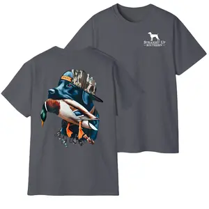 Straight Up Southern T-Shirt – Bold Hunting Dog and Duck Graphic Tee, Outdoor Waterfowl Hunter Shirt, Unisex Casual Southern Style Top