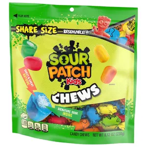 Sour Patch Kids Chews Candy – Sour Then Sweet Chewy Candy, Single Count