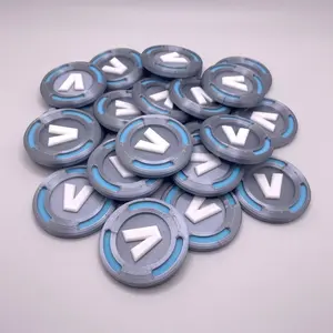 Fortnite V-Bucks Replicas Gamer Party Favors | Packs of 5, 10, 25, 50, 100 | Battle Royale Perfect Gift for Fortnight Fans