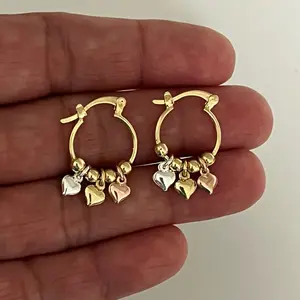 18k Gold Plated Small Hoop