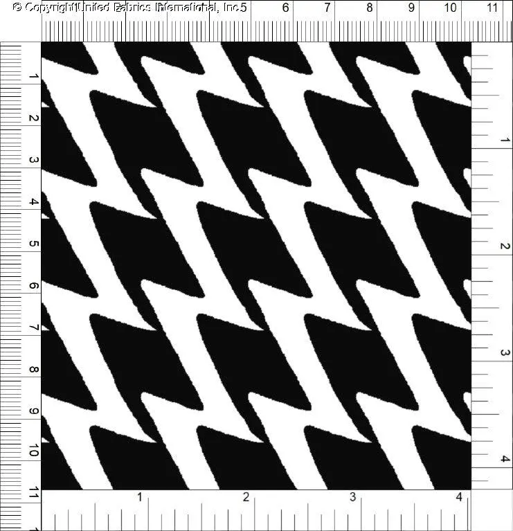 Crepe Techno Printed Darren, Knit Fabric, Stretch Crepe, Prom Dress Fabric, ZigZag Pattern