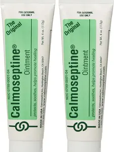 Calmoseptine Ointment Tube, 4 Ounce (Pack of 2)