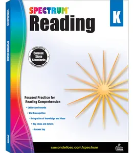 Spectrum Reading Workbook, Grade K: Volume 19 -- Spectrum
