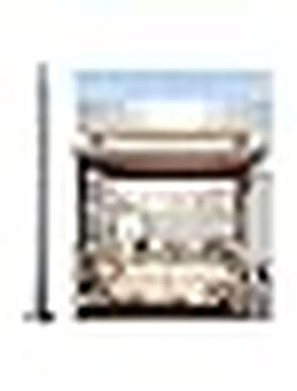 VEVOR SUS304 Stainless Steel Cable Railing Post, 36 inches x 2" x 2" Horizontal Hole Deck Post, 10 Pre-Drilled Holes, with Horizontal & Curved Brackets, Compliant with Standards, Easy to Install, DIY Customization for Garages, Custom, Metal, Indoor And Ou