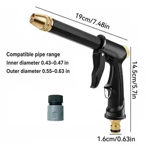Portable High Pressure Water Sprayer, Adjustable Garden Hose Nozzle Sprayer, Car Washing & Maintenance Tool, Pet Cleaning Tool & Dealsforyoudays