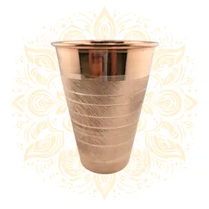 Copper Drinking Glass 5"