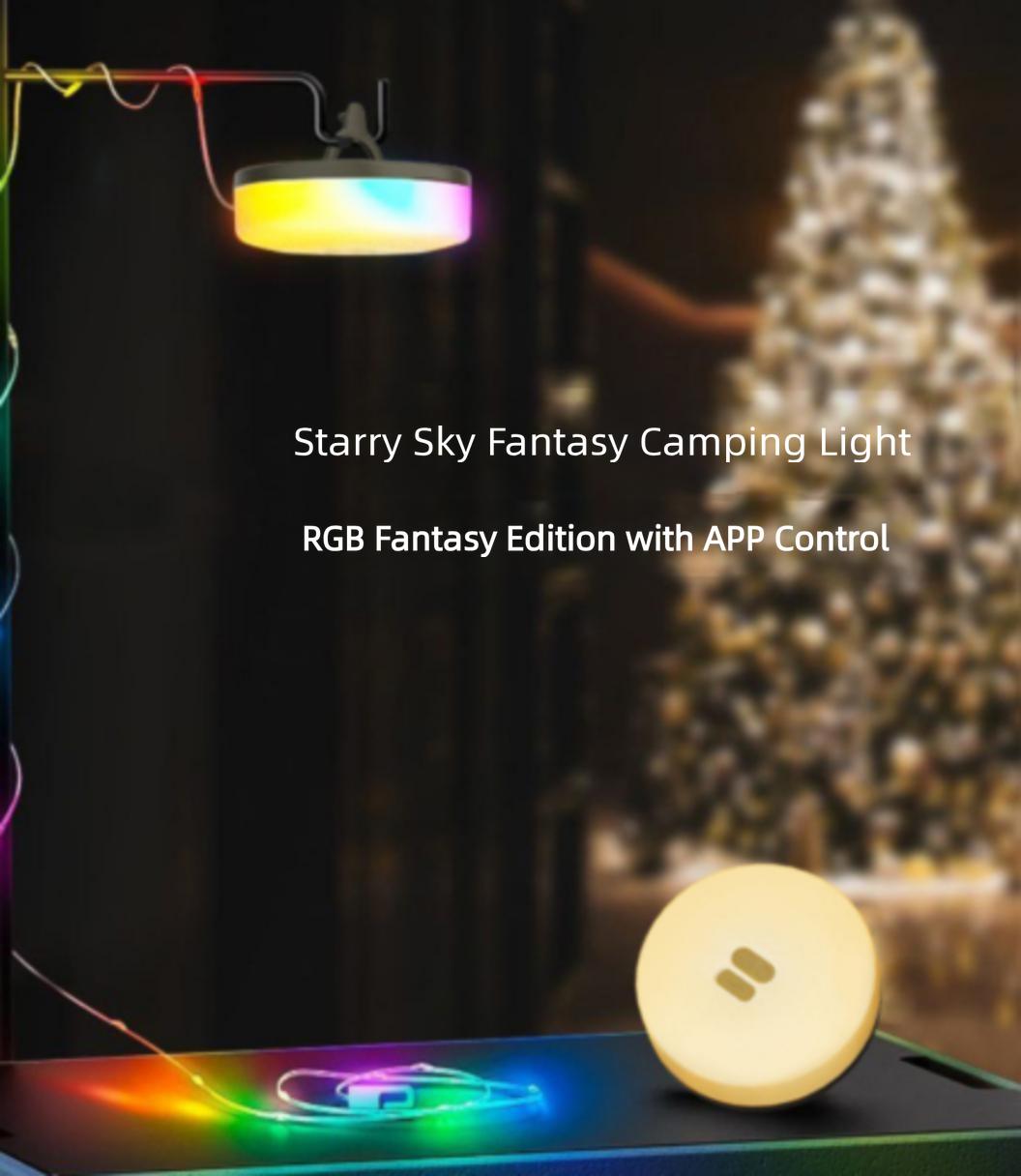 Camping Light Outdoor Canopy Tent Light Decorative LED Small String Lights Camp Lighting Atmosphere Light