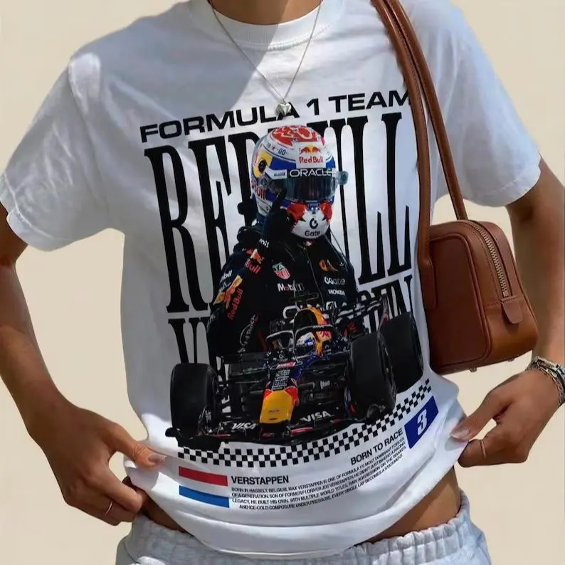 Max Verstappen Inspired Vintage Racing Graphic Tee | Vintage Motorsport Fan T-Shirt | Unisex Casual Shirt
