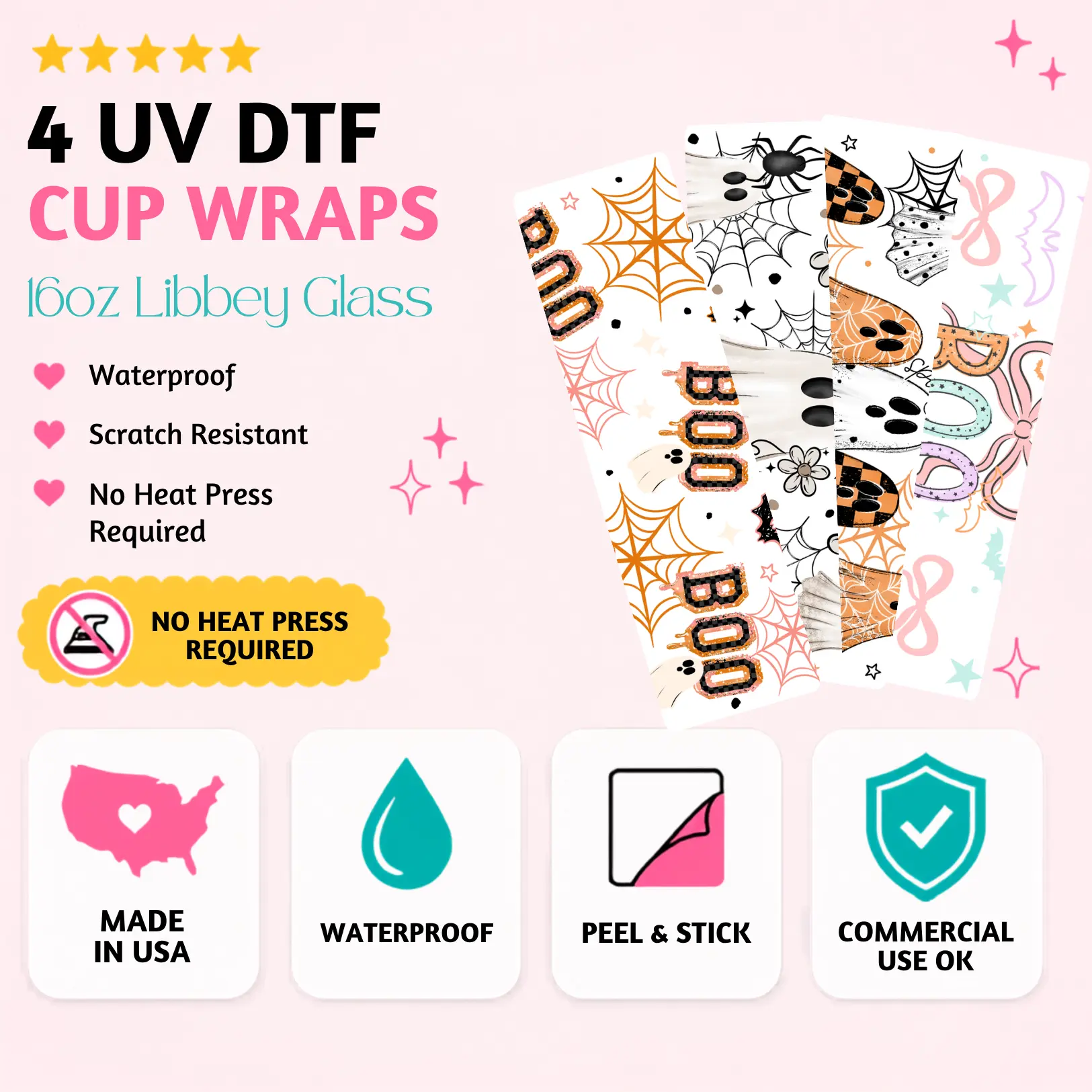 HALLOWEEN - UV PREMADE GANG SHEET BUNDLE
