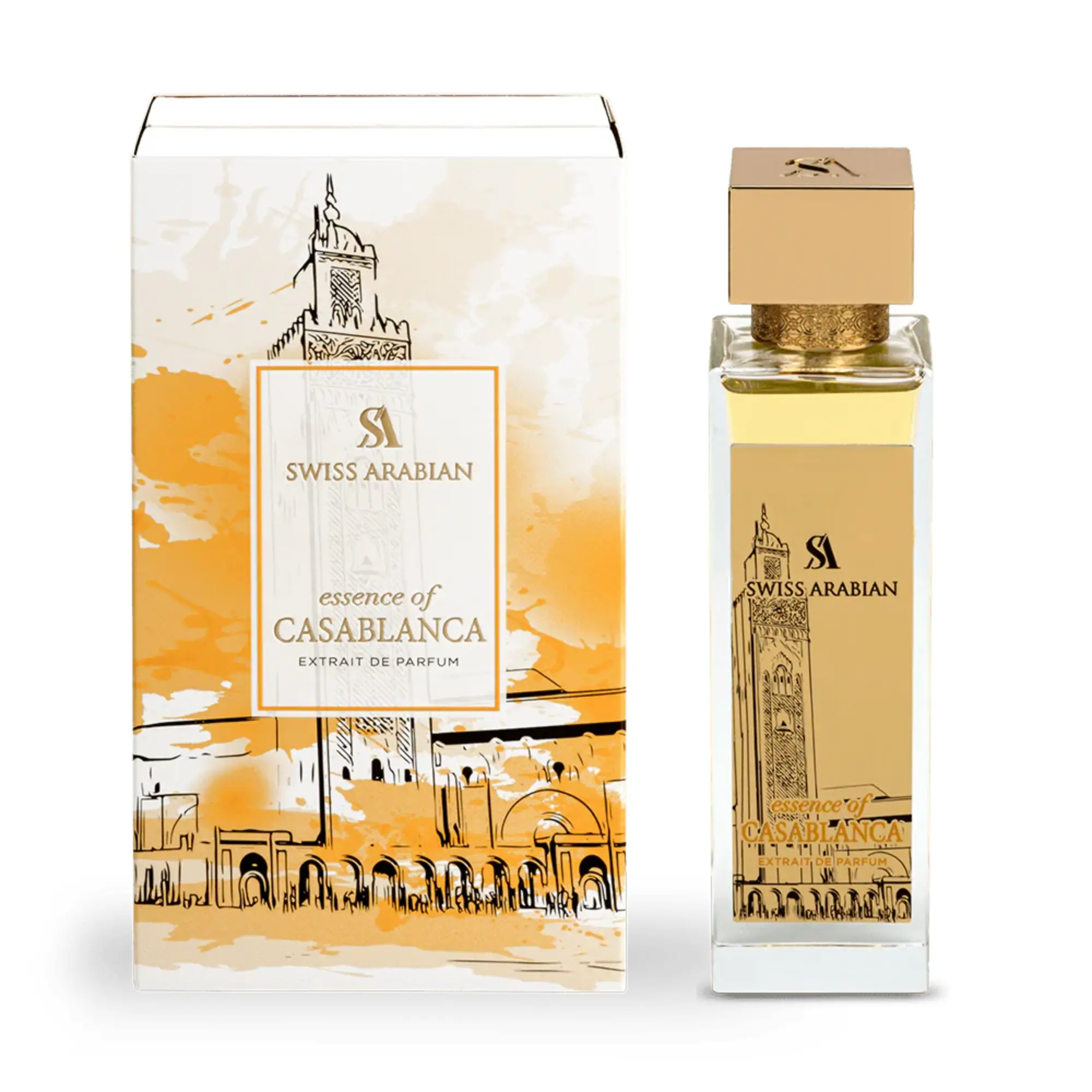 Swiss Arabian Essence Of Casablanca Extrait De Parfum For Unisex 3.4 oz / 100ML