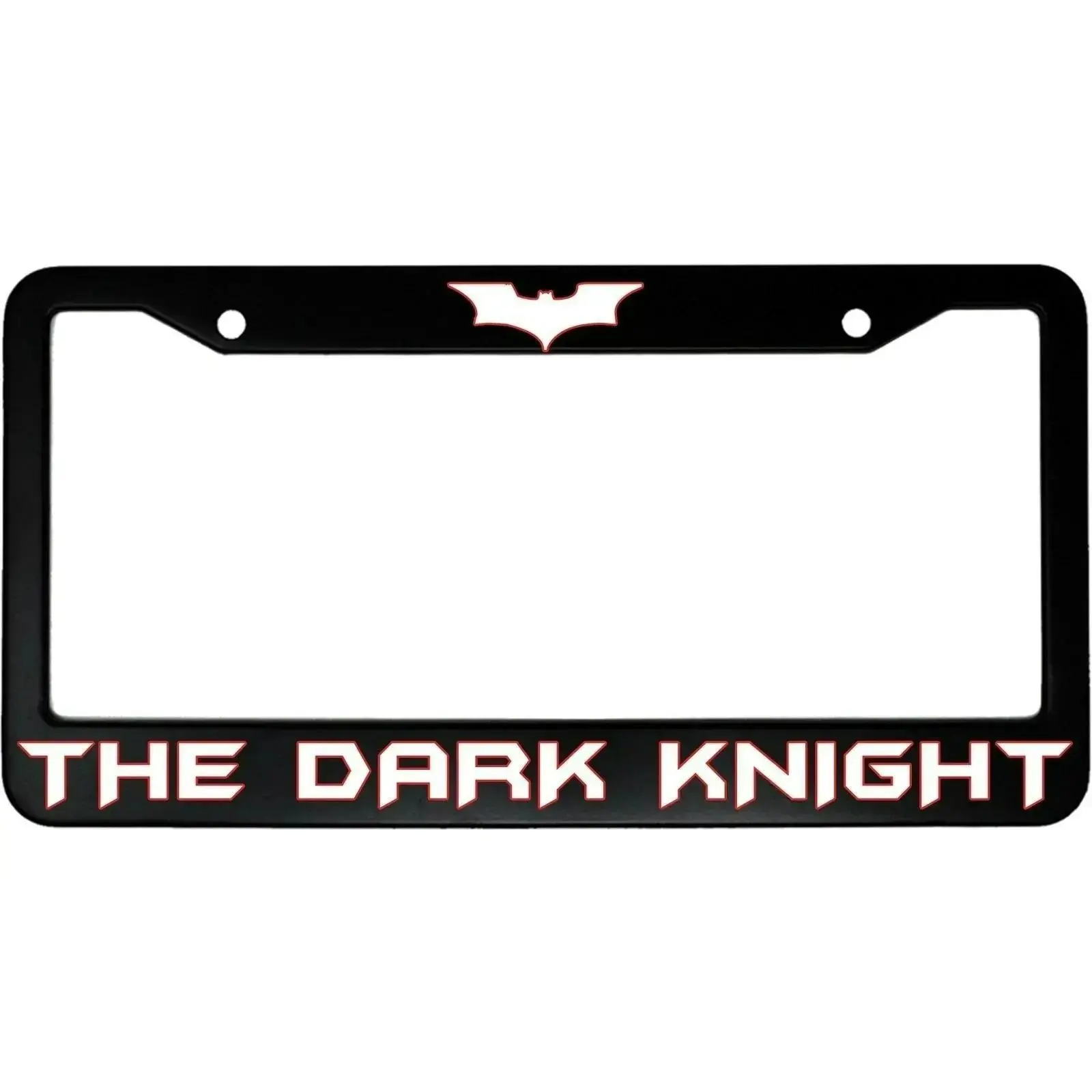 The Dark Knight (w/ Bat Symbol) Aluminum Car License Plate Frame, Car Accessories The Dark Knight (w/ Bat Symbol) Aluminum Car License Plate Frame, Car Accessories
