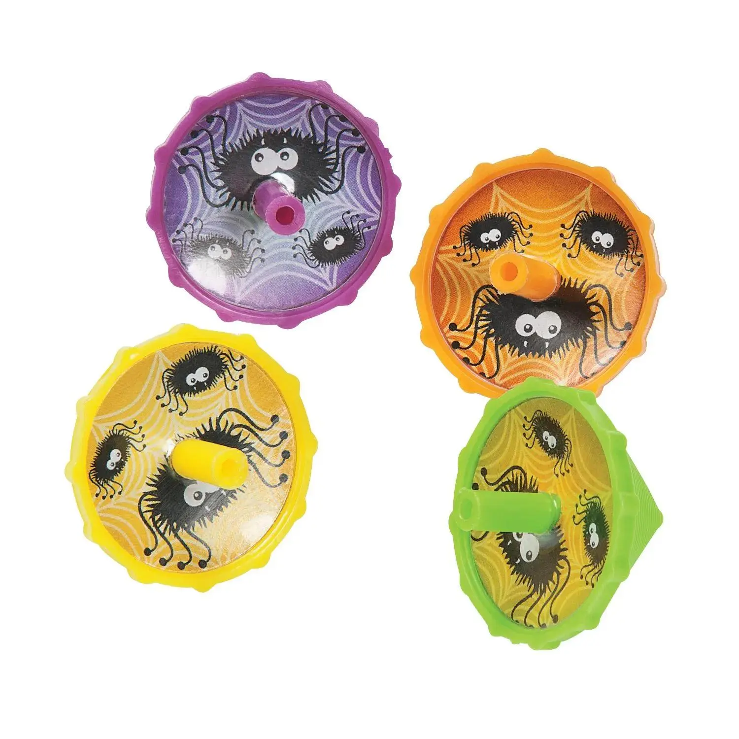 Spider Spin Tops, Toys, 72 Pieces